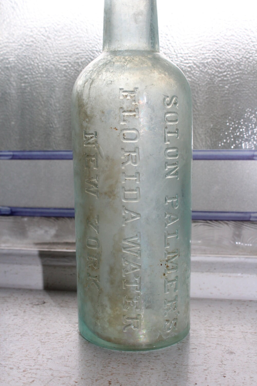 Antique Bottle Solon Palmer's Florida Water New York Dug Bottle