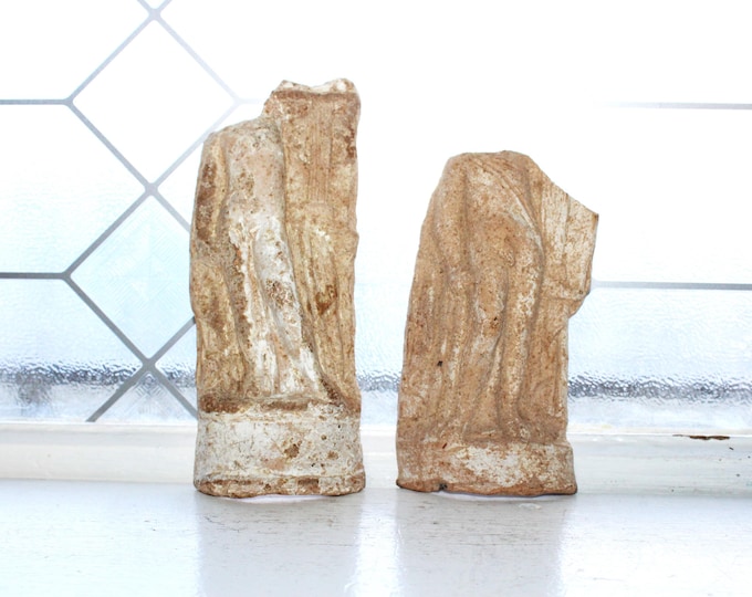 Replica Greek Sculpture Relief Male Figures Vintage Wall Decor