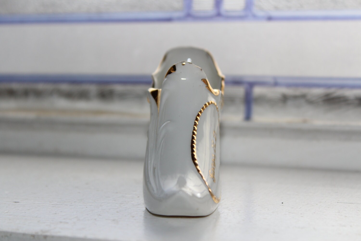 Antique Porcelain Shoe Souvenir Fargo North Dakota