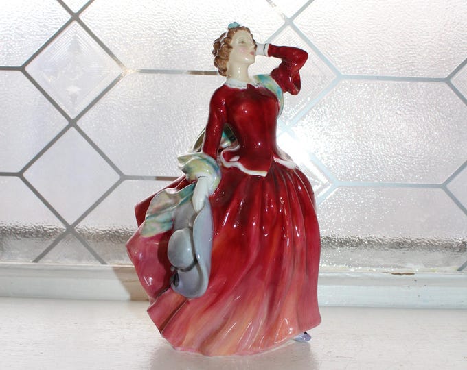 Large Royal Doulton Lady Figurine Blithe Morning Vintage 1948 HN2065