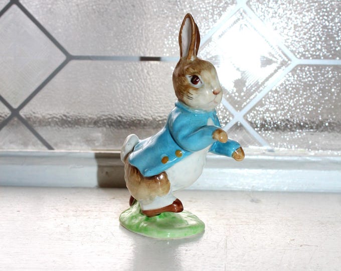 Beatrix Potter Figurine Peter Rabbit Vintage Beswick England