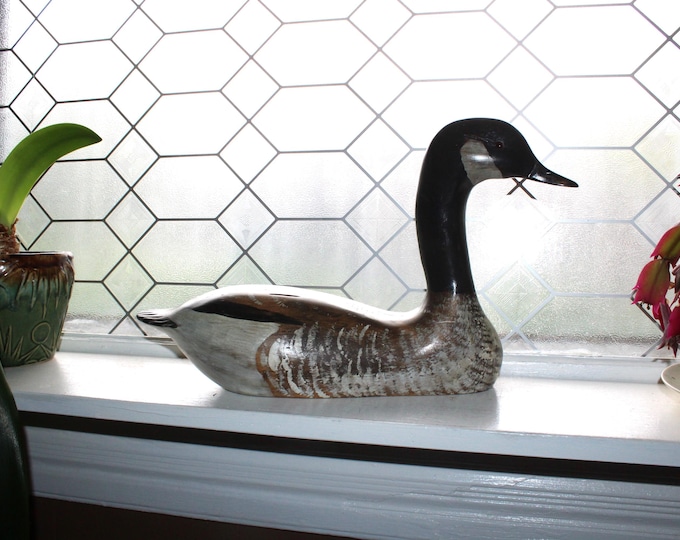 Vintage Jennings Decoy Co Wood Duck 16" Artist Signed
