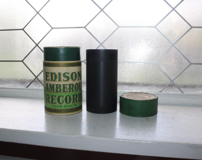 Antique Edison Amberol Cylinder Record 743 My Sweetheart Tesoro Mio Waltz