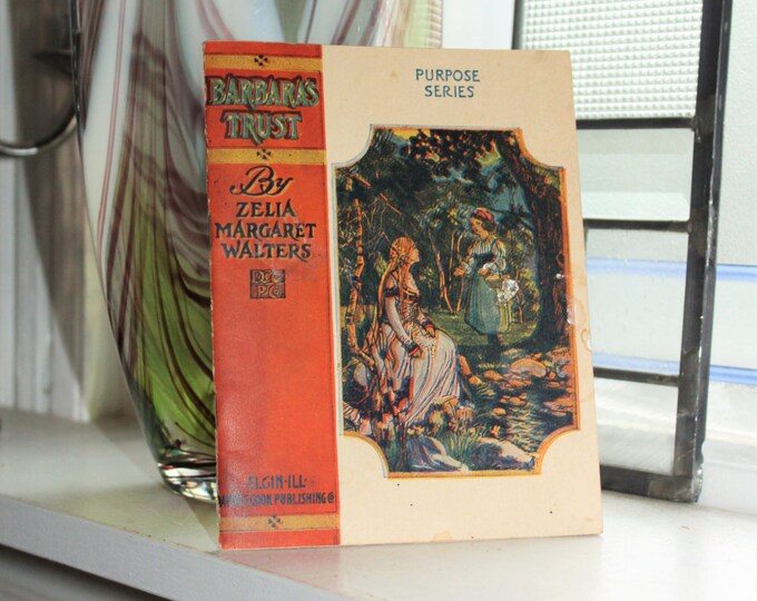 Antique 1913 Book Barbara's Trust by Zelia Margaret Walters