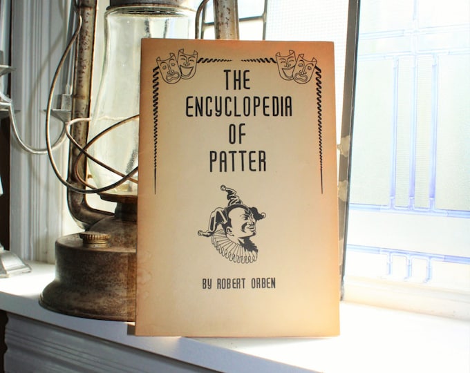 The Encyclopedia Of Patter Book by Robert Orben Vintage Comedy Routine