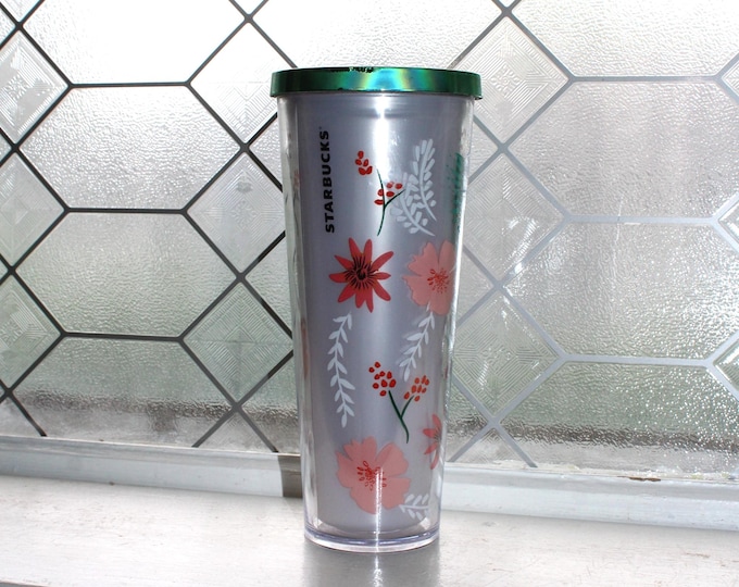 Starbucks Quetzal Bird Floral Venti 24oz Cold Cup Tumbler