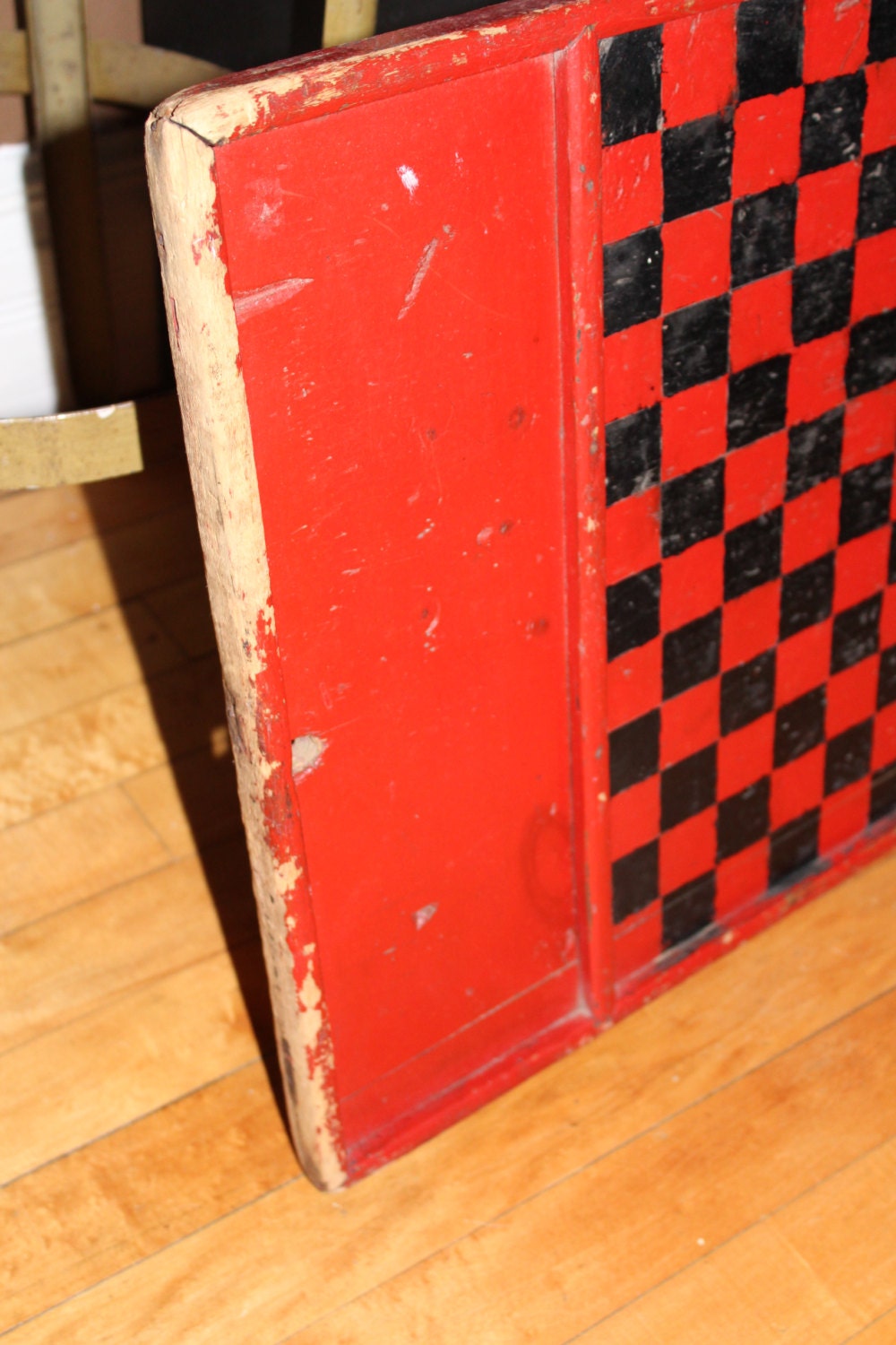 Antique Primitive Game Board Handmade Circa 19001910