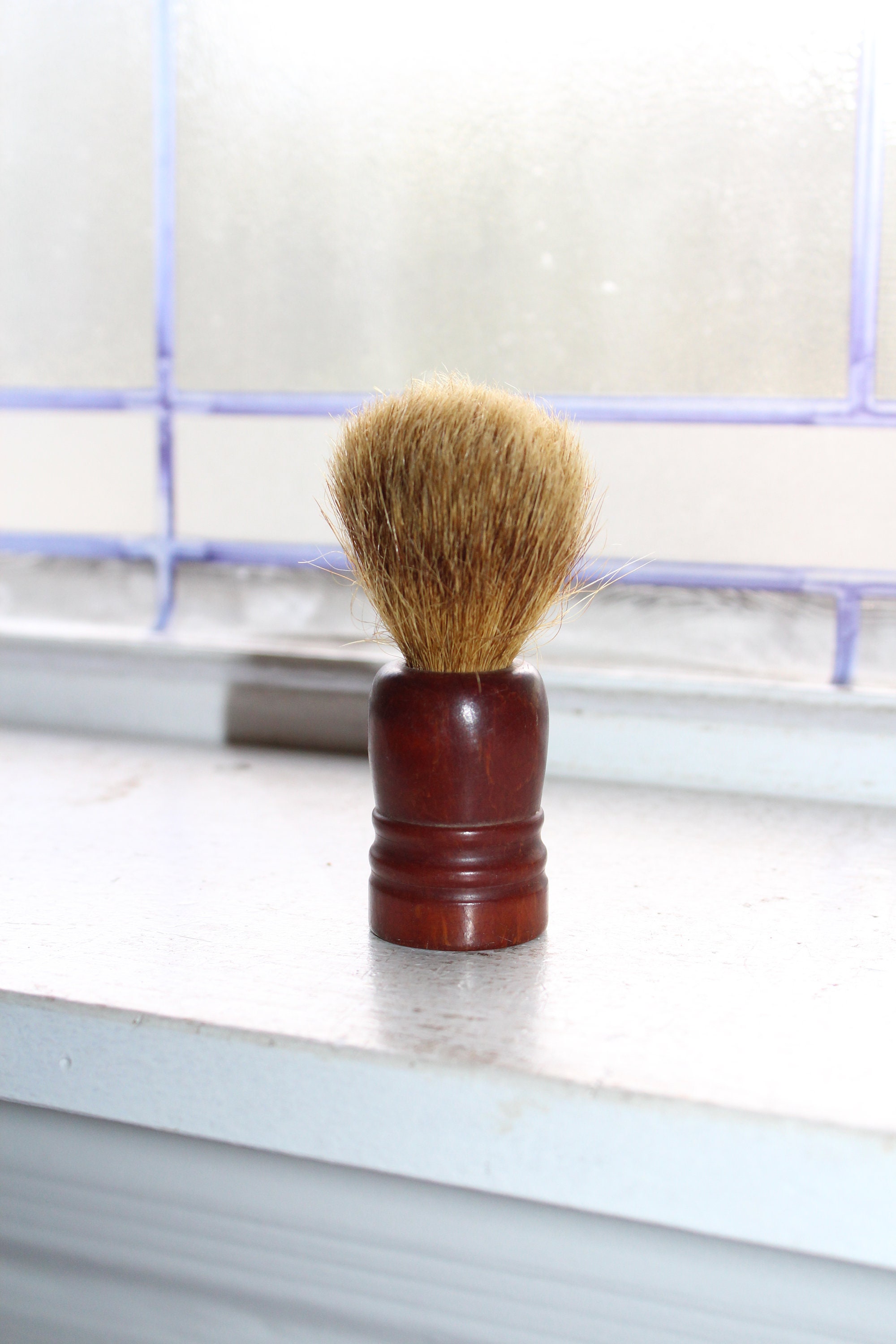 Vintage Shaving Brush Wood Handle