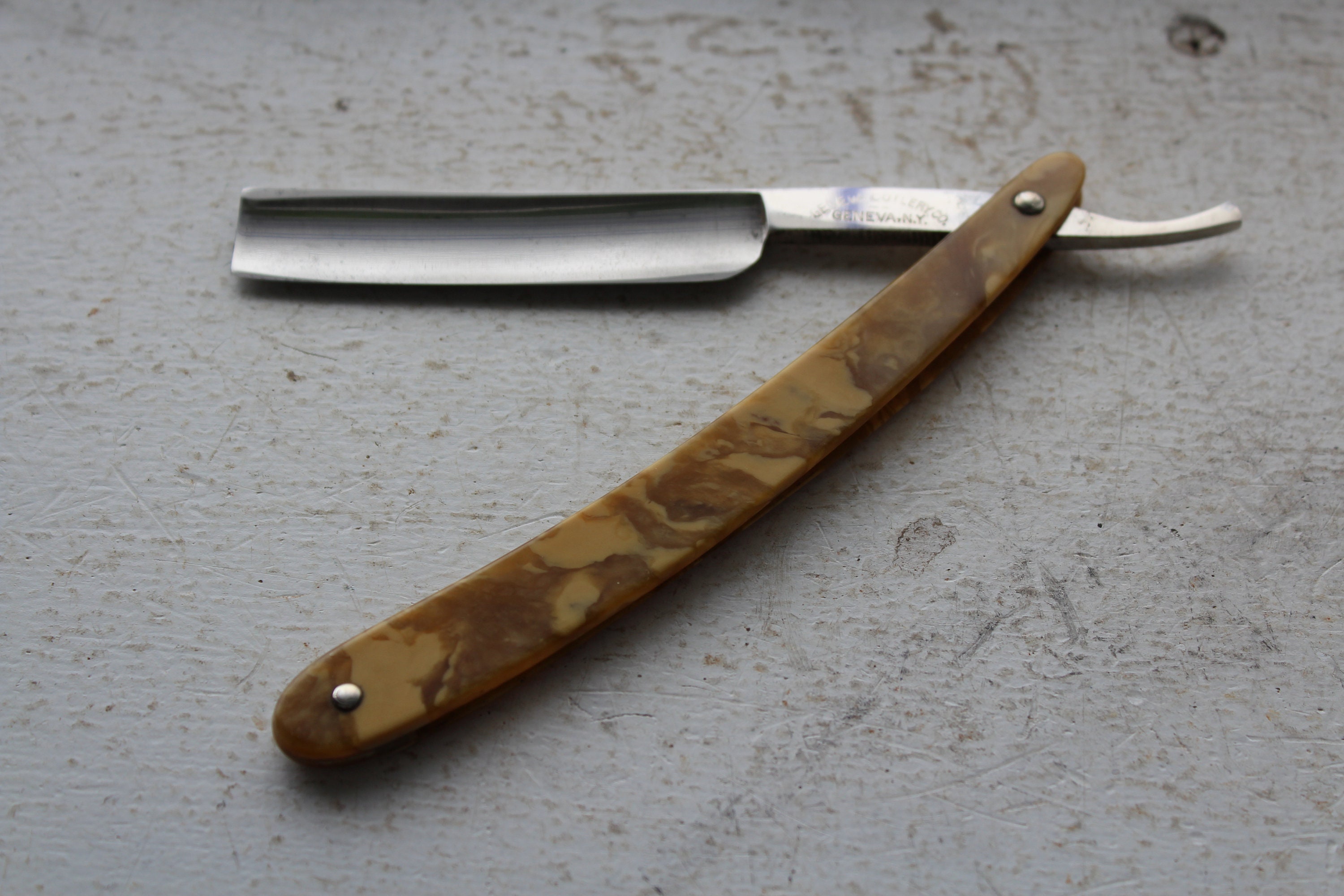 Antique Straight Razor Geneva Cutlery Co