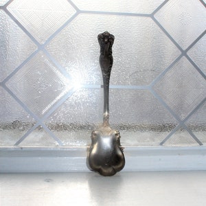 Antique Wm Rogers & Son Scalloped Silverplate Nut Spoon 19th Century