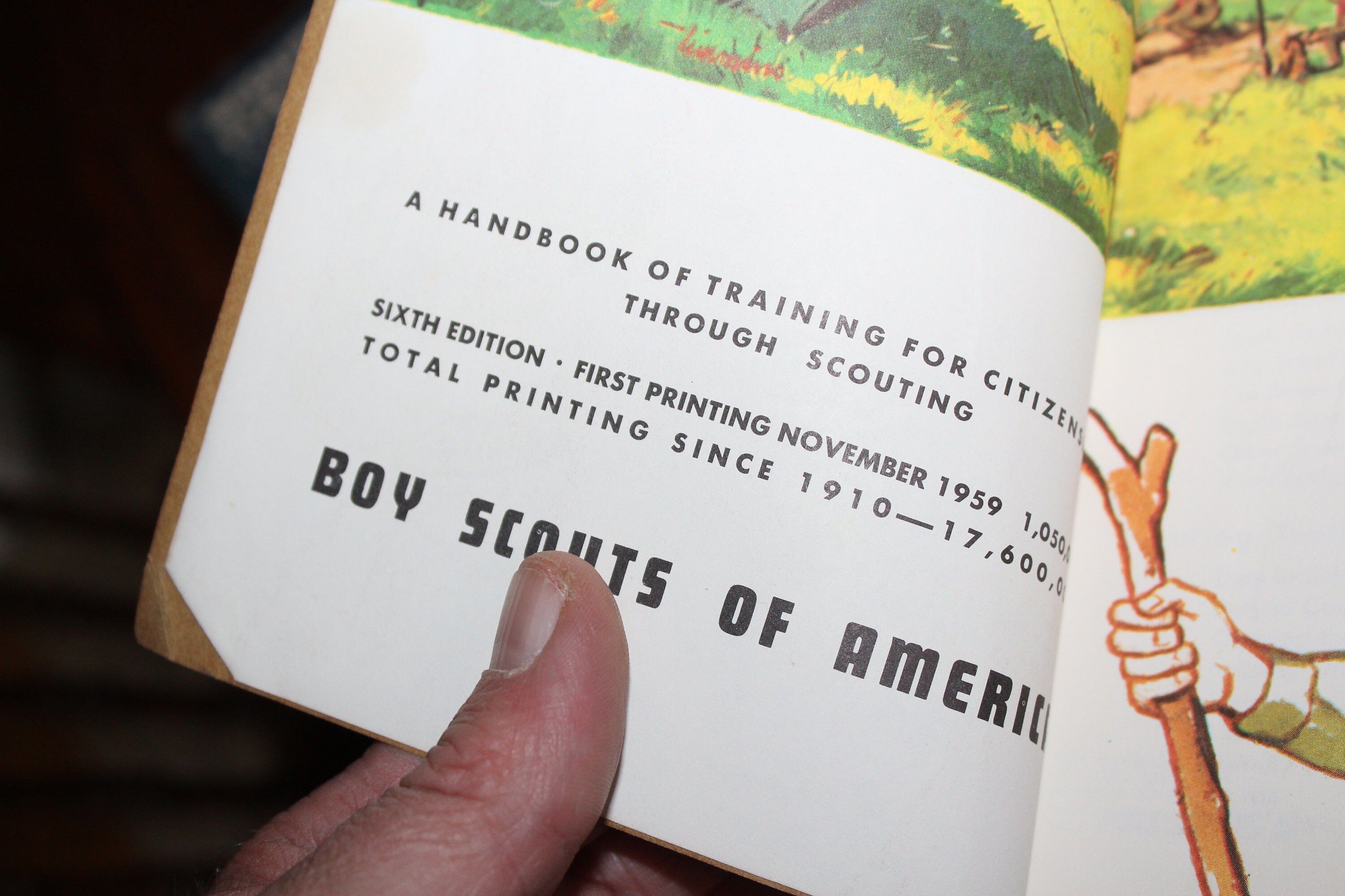 1959 Handbook For Boys Vintage Boy Scouts Manual