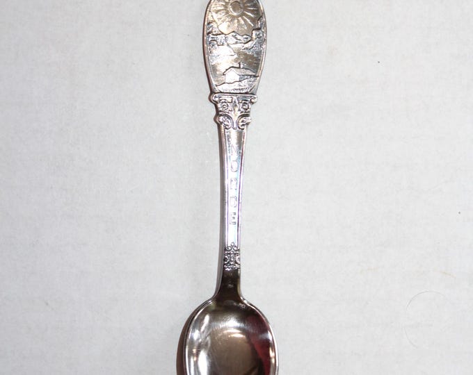 Vintage Nesbyen Norway Souvenir Silverplate Spoon 60 GR HS
