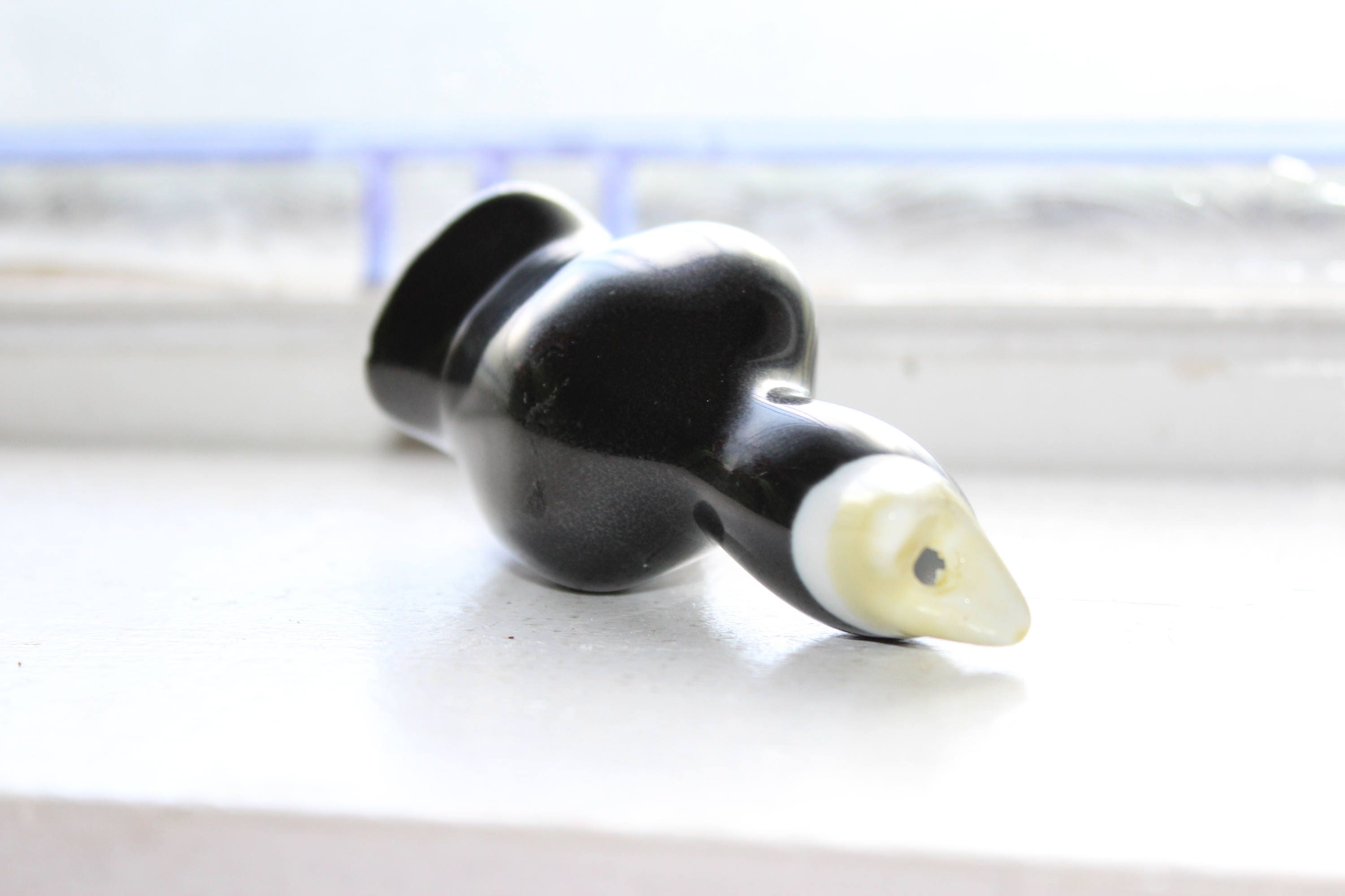 Vintage Pie Bird Pie Whistle Pie Vent Black Bird 1960s