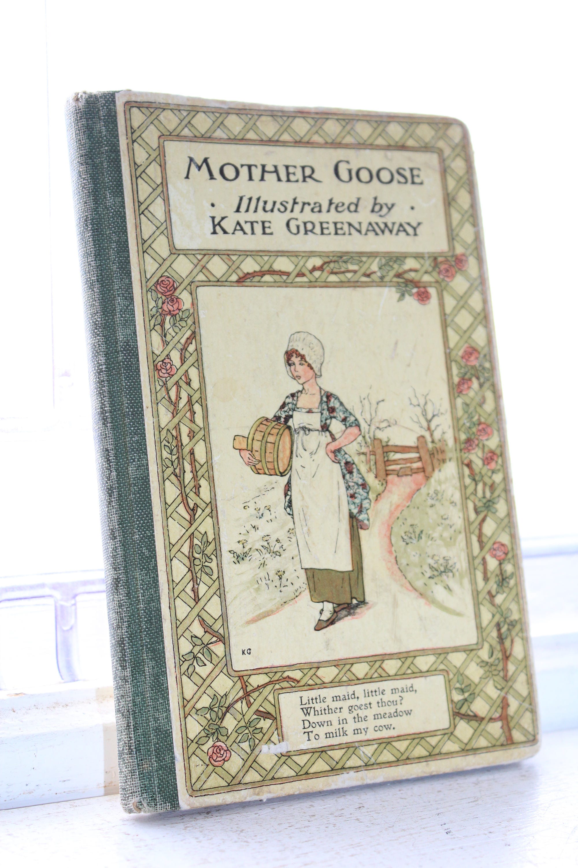 Vintage Children's Book Mother Goose Illustrated by Kate Greenaway