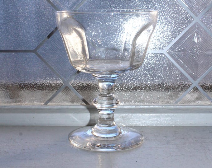 Vintage 1960s Lenox Antique Clear Sherbet Bowl Dish