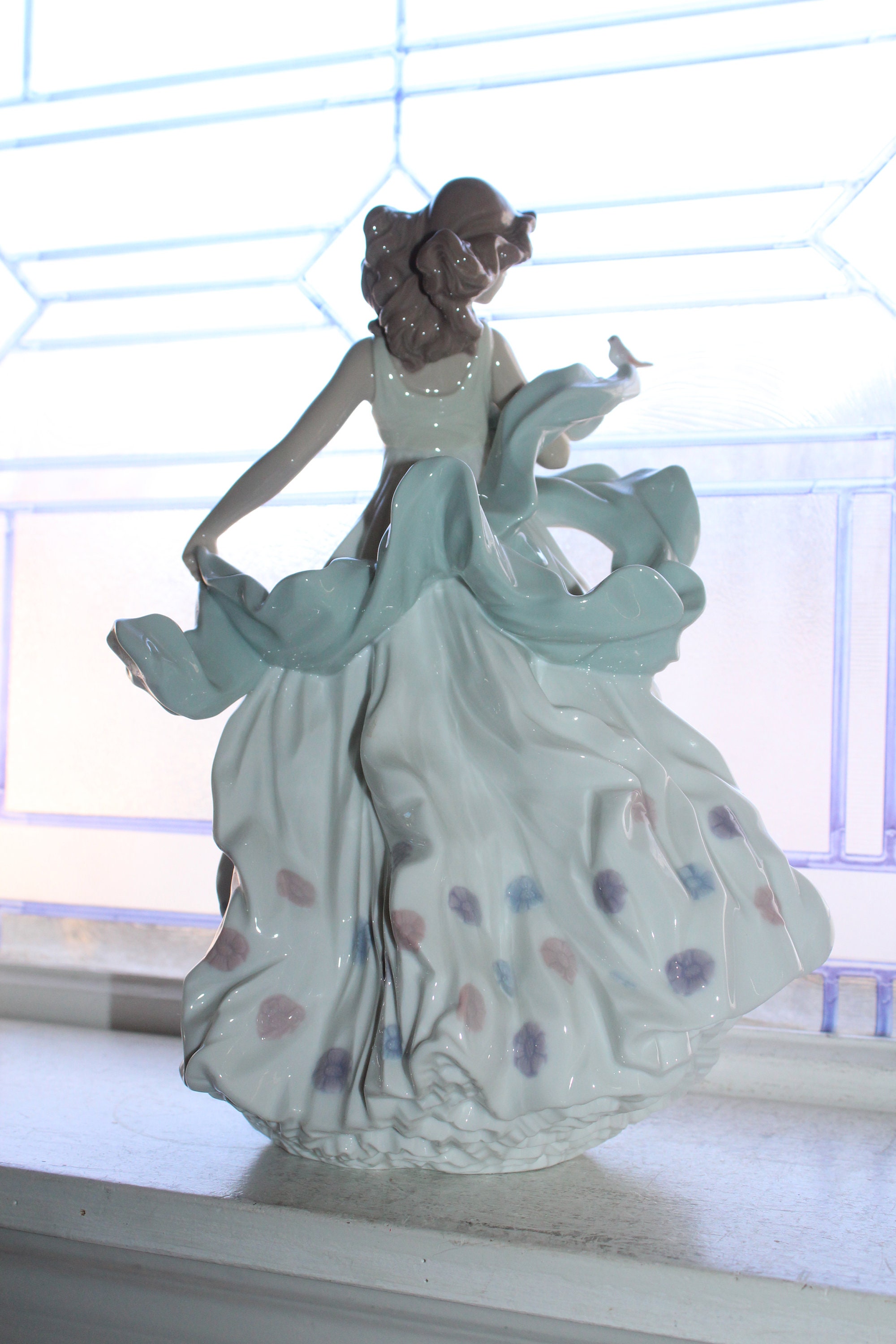 Large Lladro Porcelain Figurine Summer Serenade 06193 with Box 12