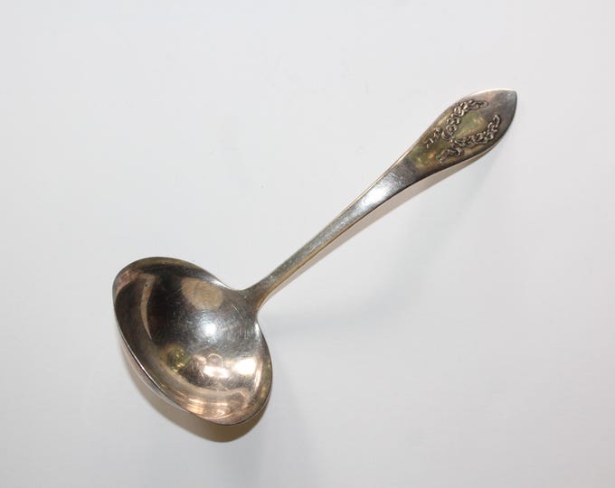 Silverplate Sauce or Gravy Ladle Fairoaks by Rockford Silver Plate Co