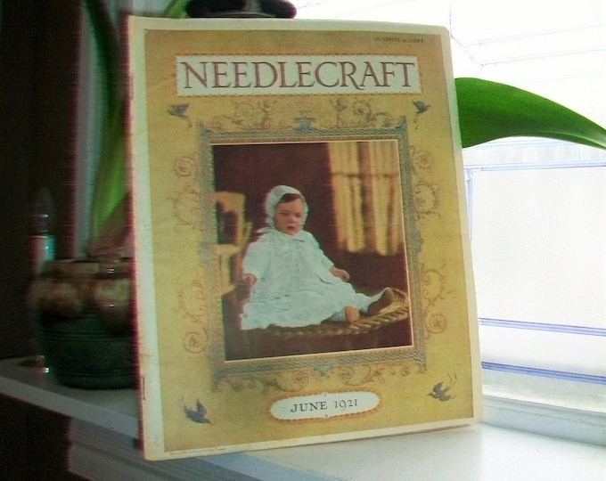 1921 Needlecraft Magazine June Issue with Great Cream Of Wheat Ad Vintage 1920s Sewing