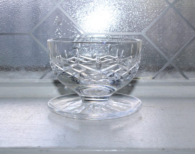 Elegant Waterford Rosslare Cut Crystal Dessert Bowl