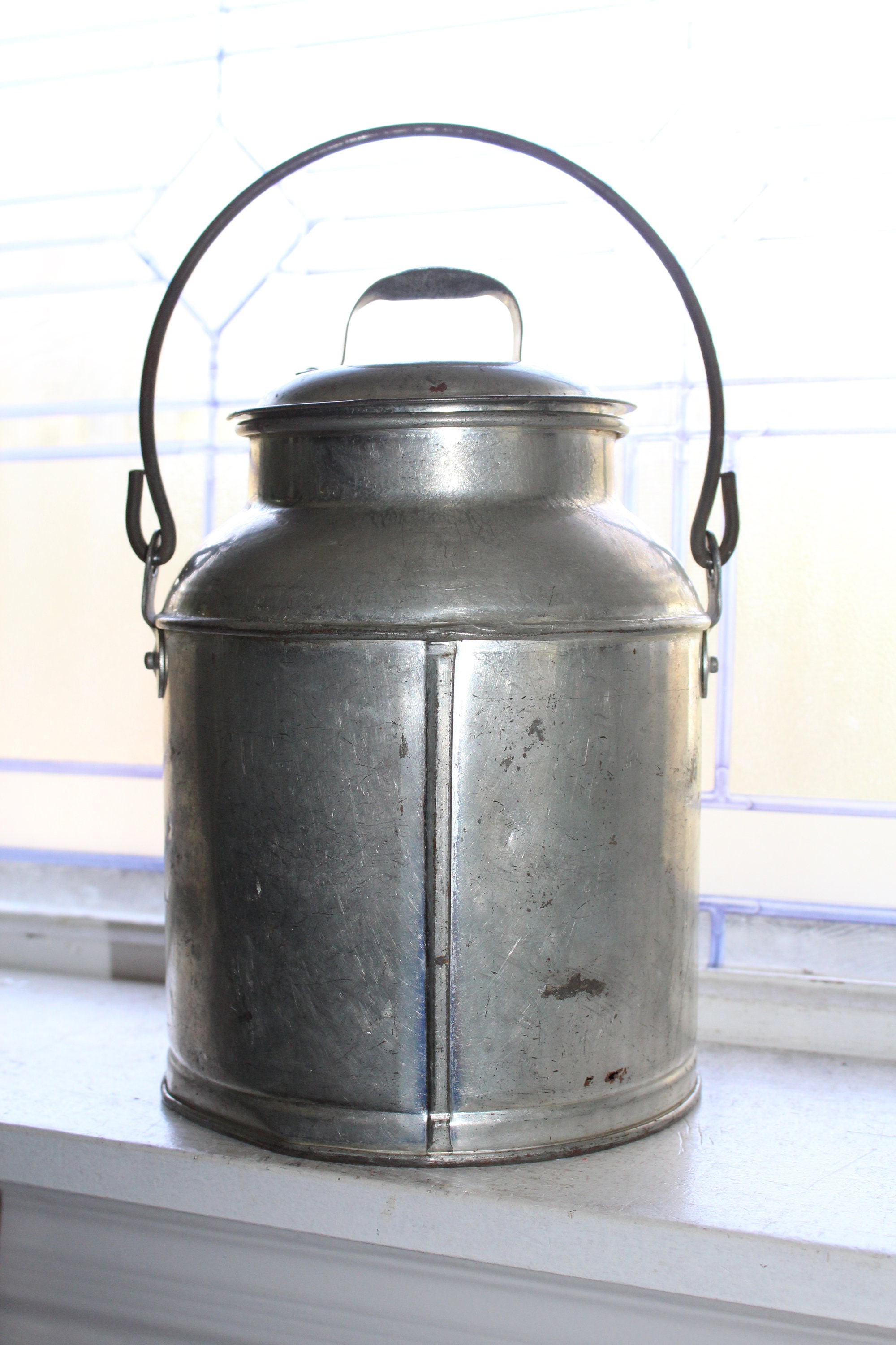 Vintage Cream Can 4 Qt Milk Can Rustic Farmhouse Decor