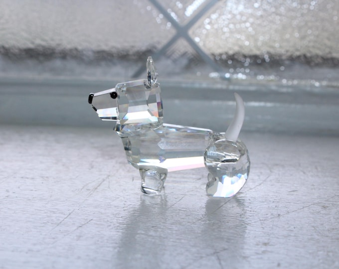 Swarovski Crystal Dog Figurine Terrier Scottie