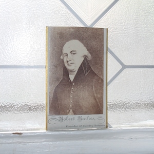 Antique Carte De Visite Photograph Robert Raikes Sunday Schools Founder