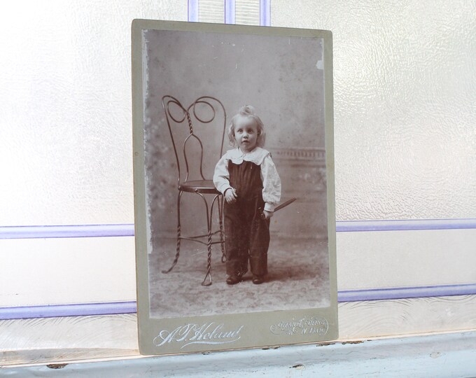 Antique Photograph Victorian Child 1800s Cabinet Card