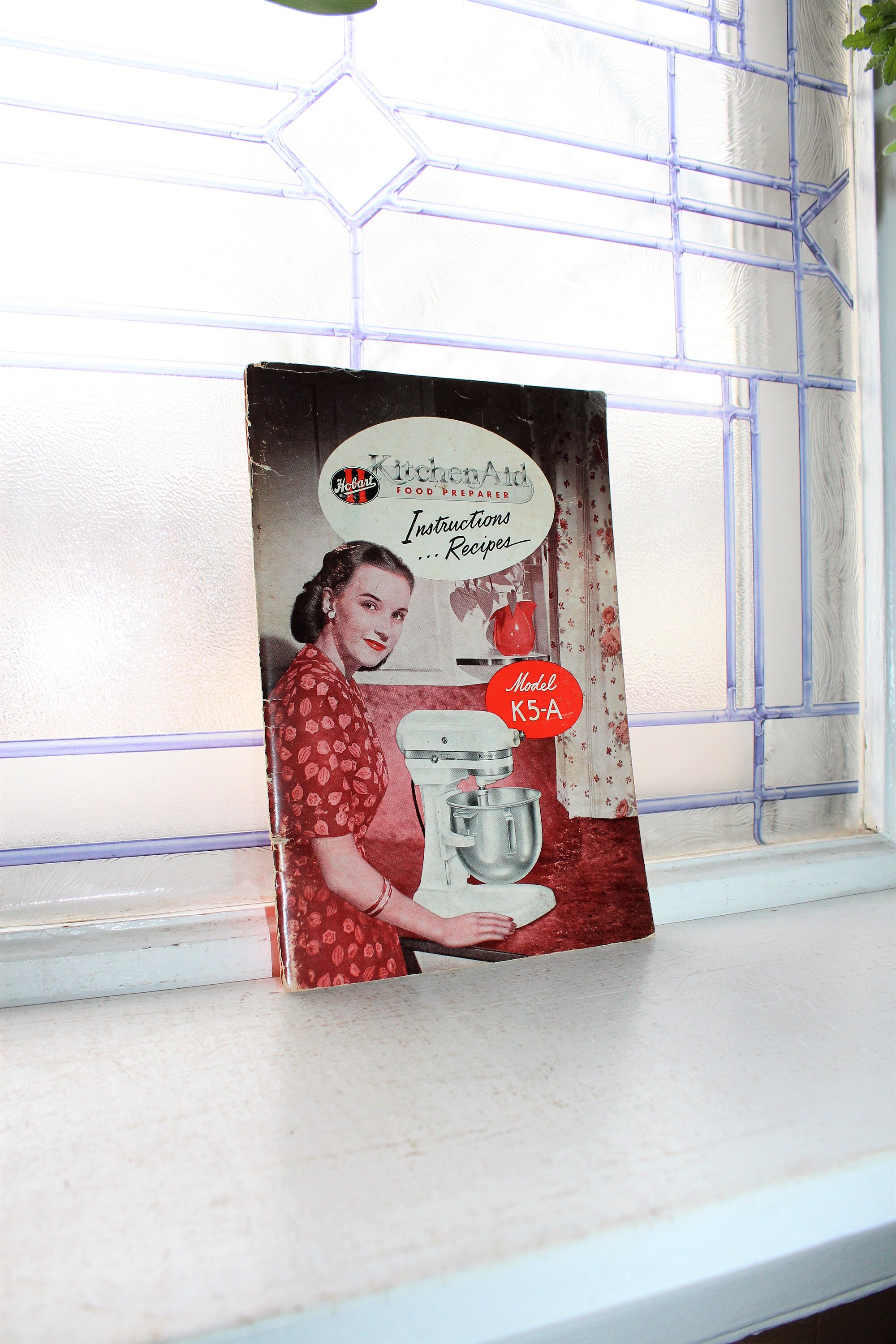 1940s Cookbook Kitchen Aid Mixer Cook Book and Instruction Manual