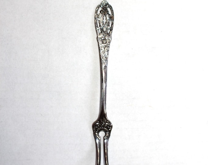 Vintage Norwegian Silverplate Hors D'oeuvres Fork