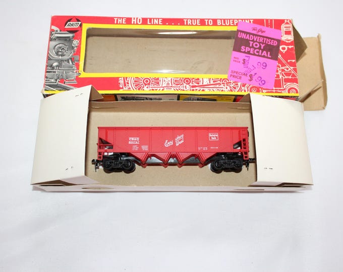 Vintage AHM HO Scale Great Northern RR Open Hopper Car 5460