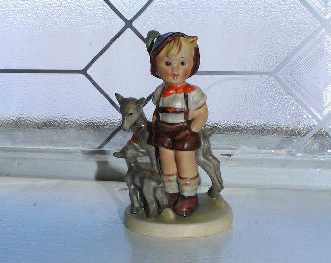 Goebel Hummel Figurine Goat Herder #200 TMK2 1950s