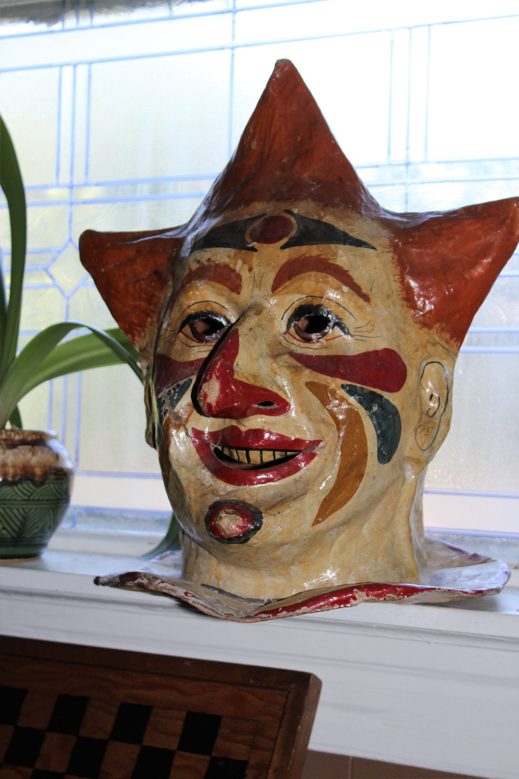 antique mardi gras doll