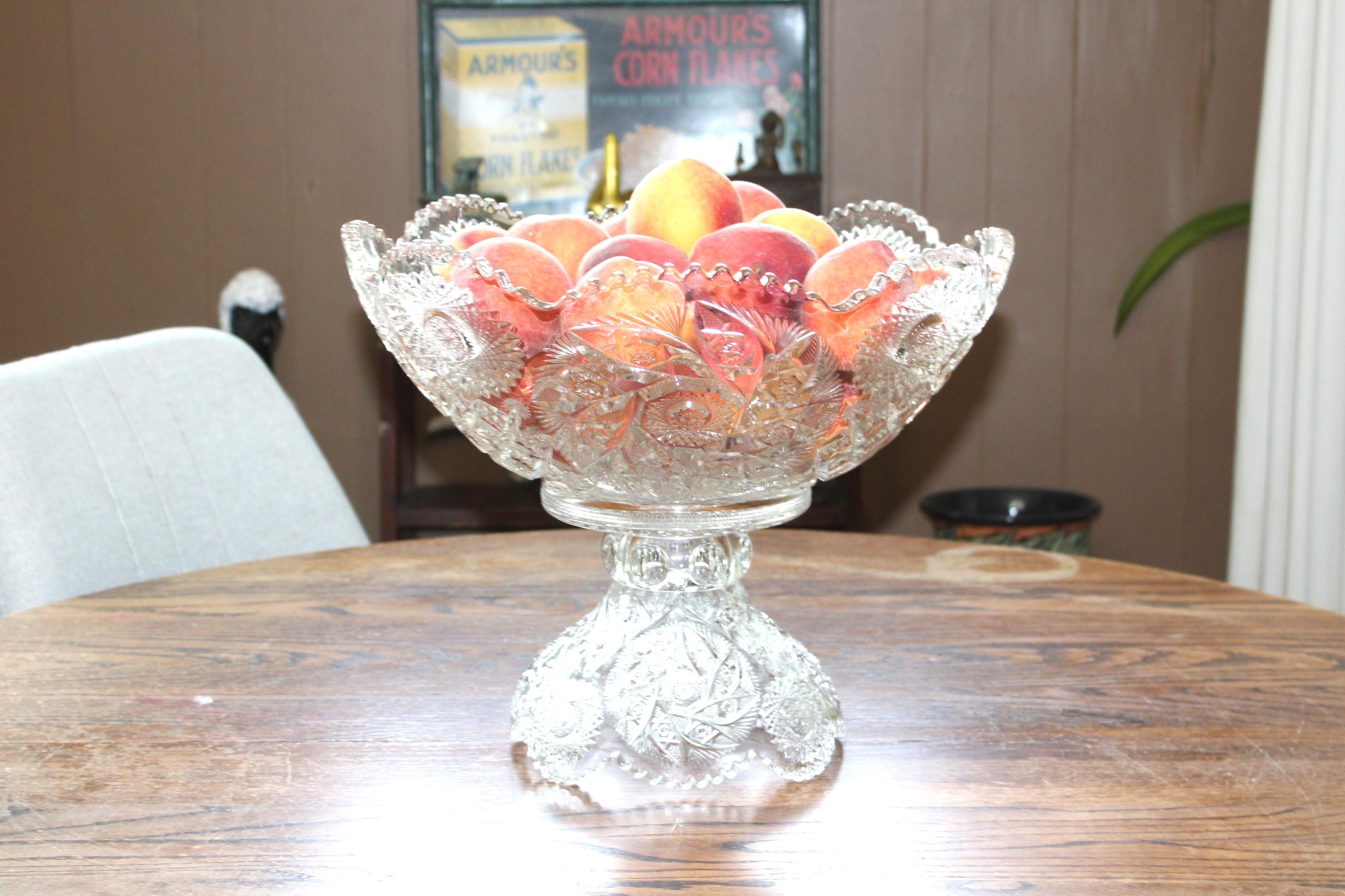Antique Punch Bowl - Etsy