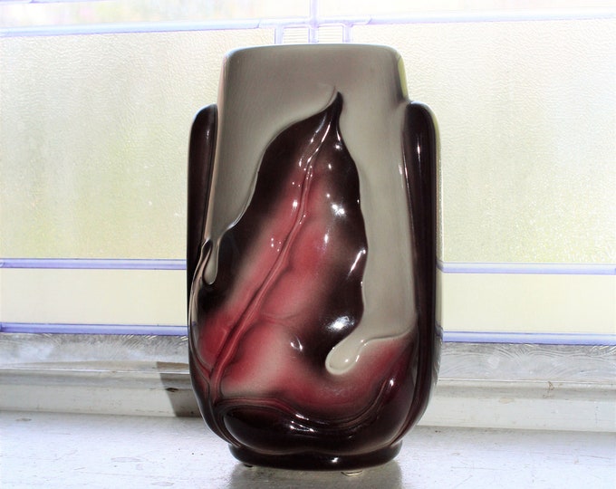 Mid Century Mauve Vase Vintage 1950s Royal Copley