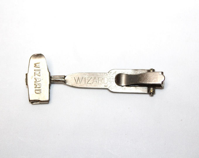 Antique Wizard Cheat Cuff Clip - A Card Cheat or Magic Trick Tool From The Past!