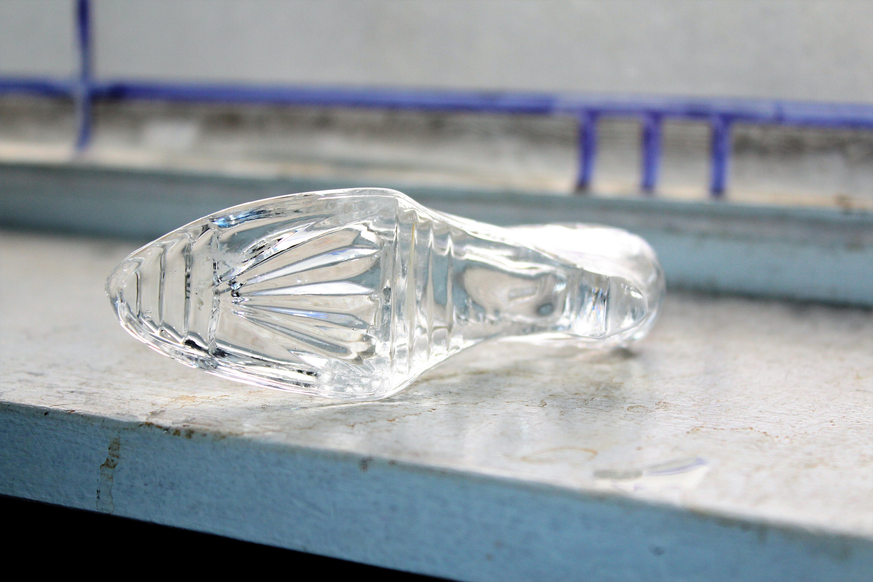 Vintage Glass Slipper