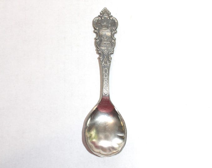Vintage Norwegian Pewter Spoon Norge Tinn HS