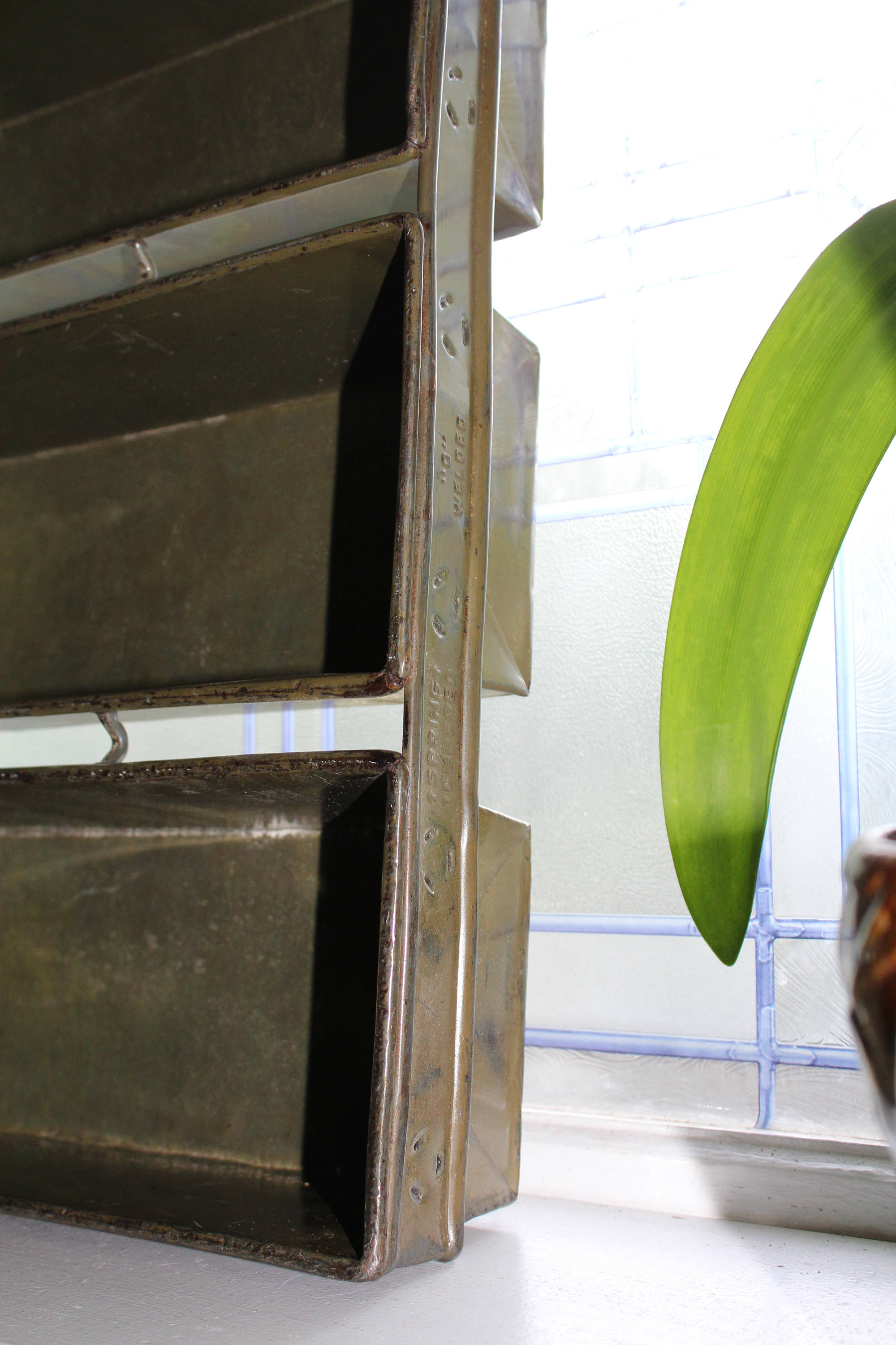 Vintage Commercial Bread Pan Rustic Farmhouse Decor