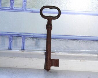 Large Skeleton Key 1800s Trunk Key Rustic Farmhouse Decor