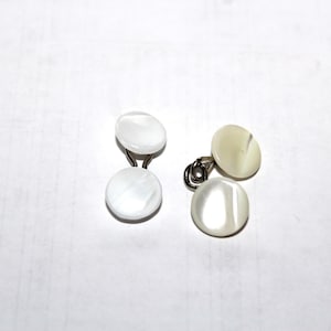 Antique Estate Mother of Pearl Cufflinks