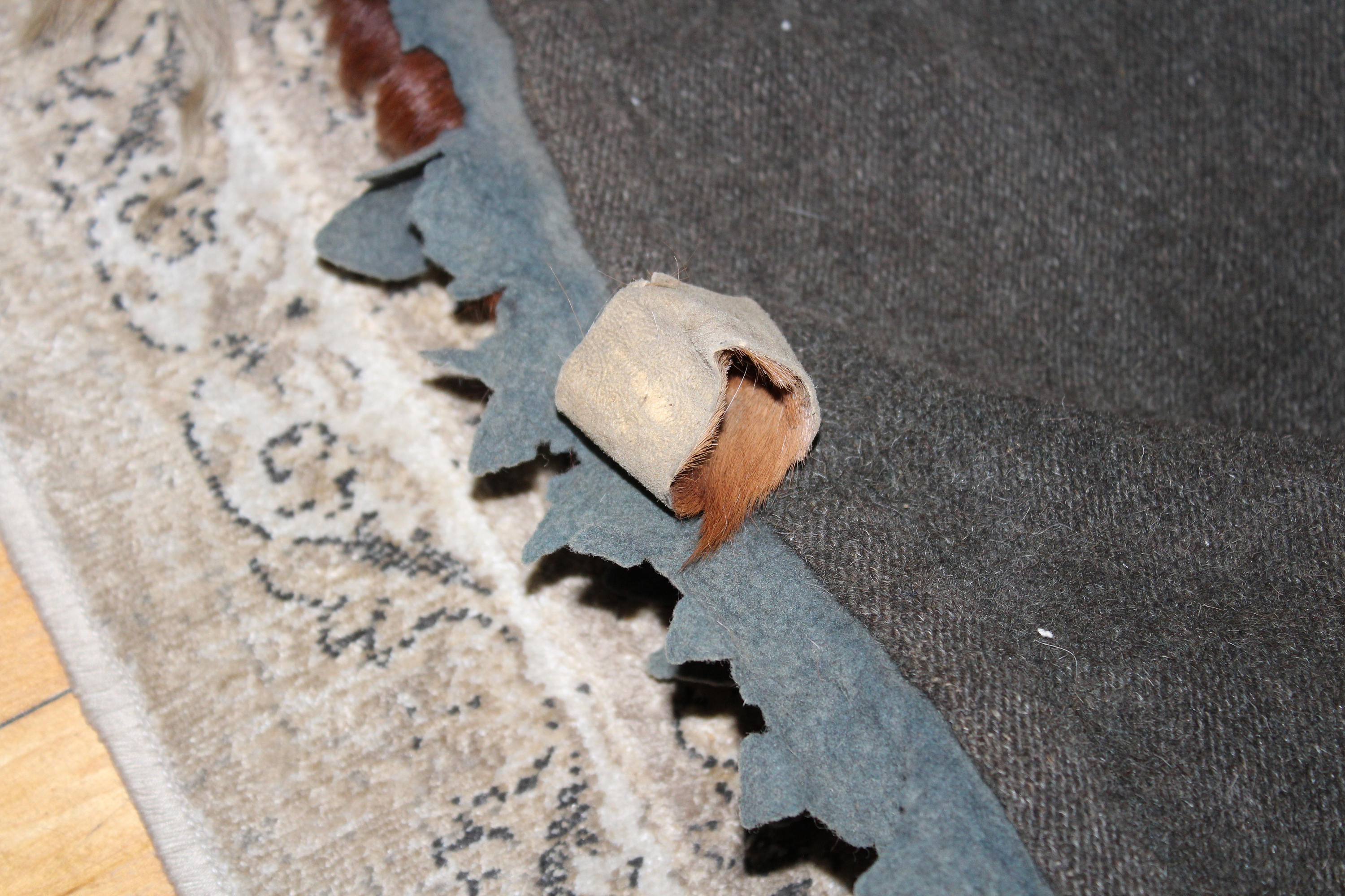 Reserved for Karen Antique Western Horsehide Blanket Lap Robe for