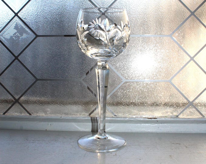 Margaret by Lausitzer Cut Crystal Hock Wine Glass