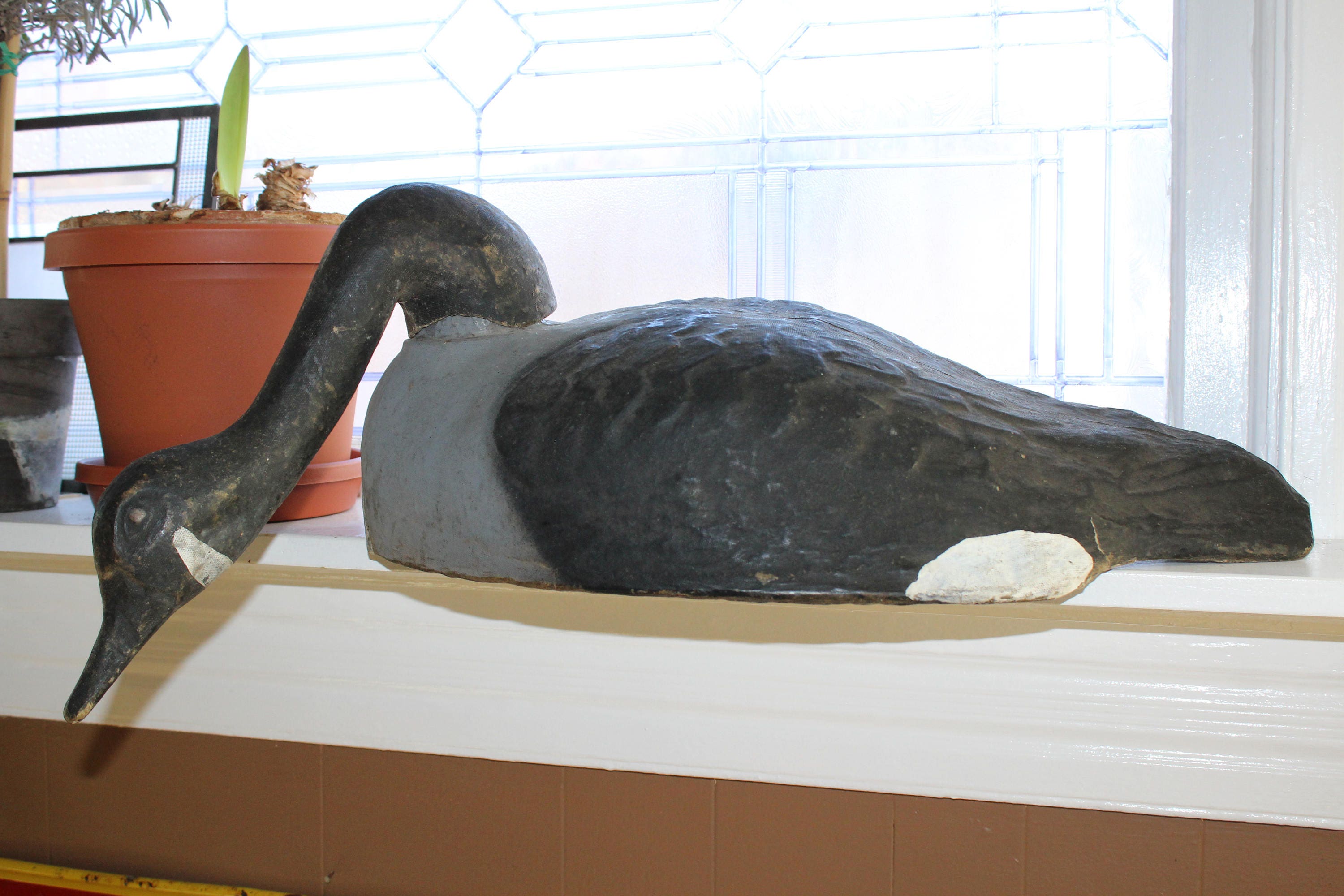 Large Vintage Victor Goose Decoy 20 Inch Country Farmhouse Decor