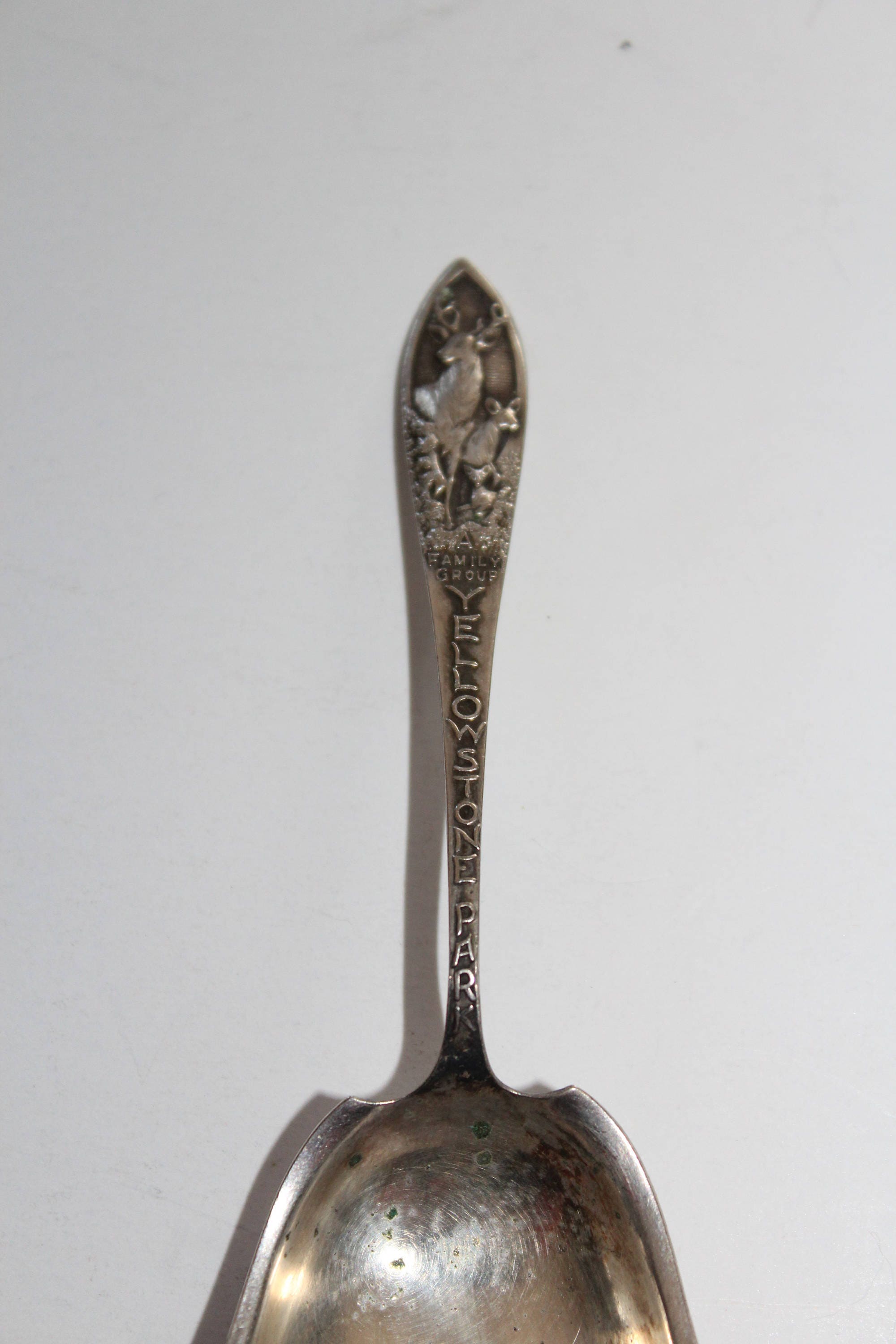 Nickel Silver Collector Spoon Yellowstone Park