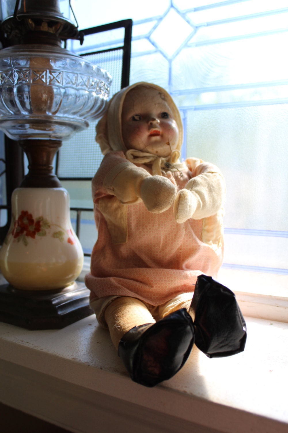 Antique Creepy Doll 1920s