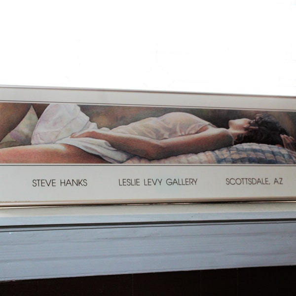 Steve Hanks Poster Leslie Levy Gallery Scottsdale AZ Risque Woman