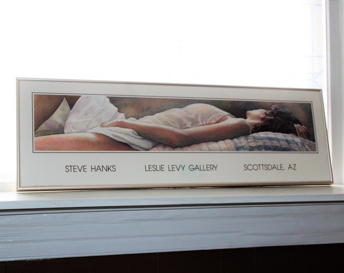 Steve Hanks Poster Leslie Levy Gallery Scottsdale AZ Risque Woman