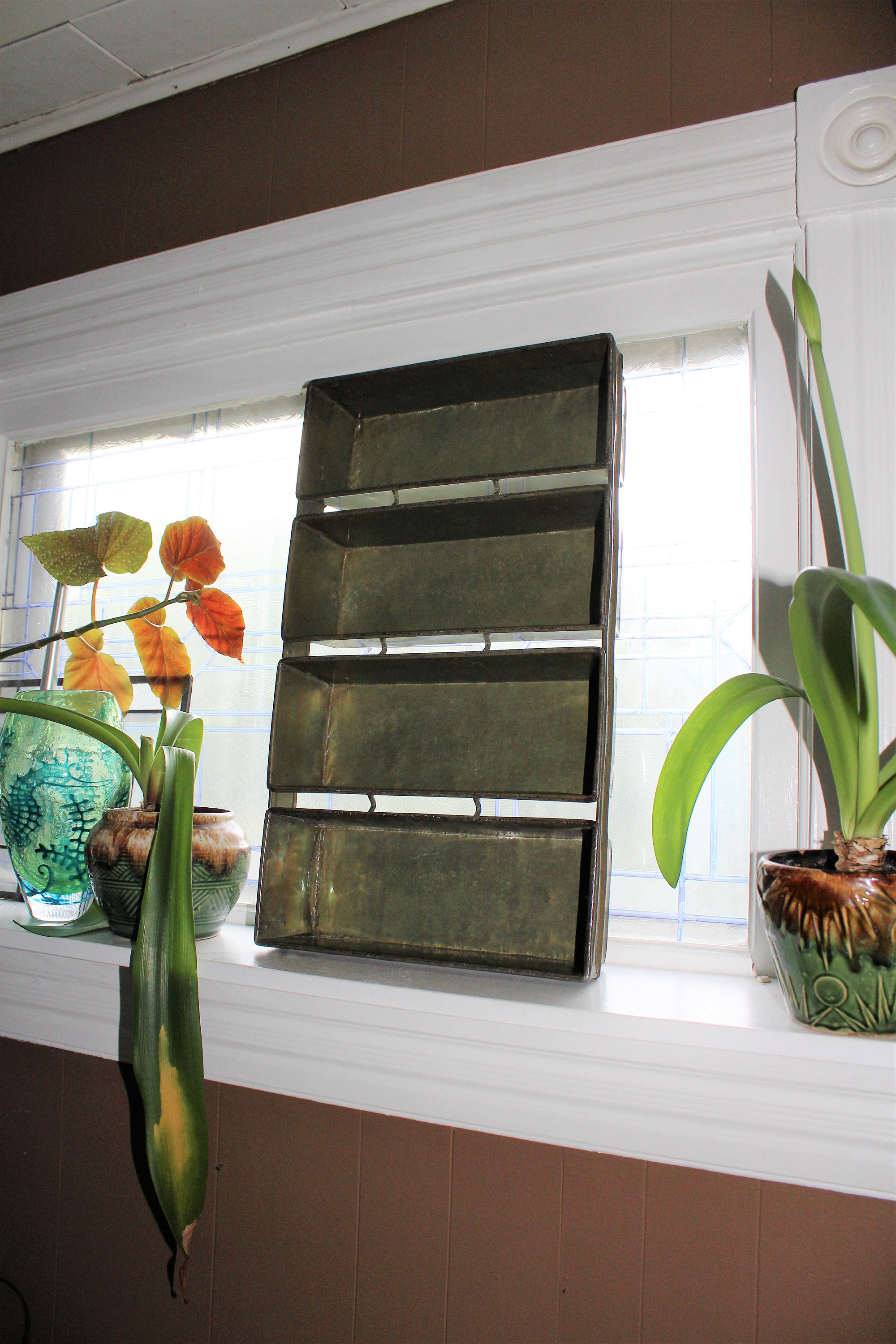 Vintage Commercial Bread Pan Rustic Farmhouse Decor