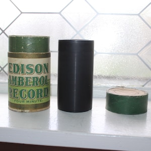Antiker Edison Amberol Zylinder &#39;Rekord 442 Two Gentlemen from Irland&#39;