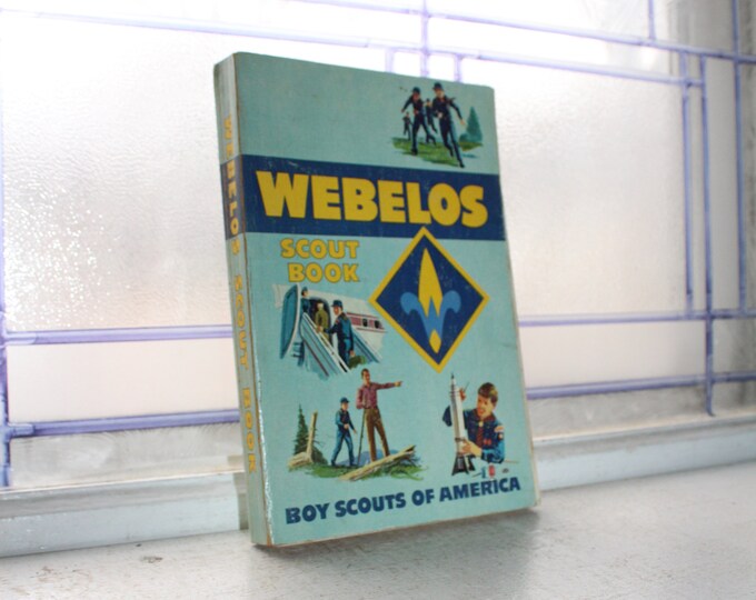 1967 Webelos Cub Scout Book Vintage Boy Scouts of America Handbook